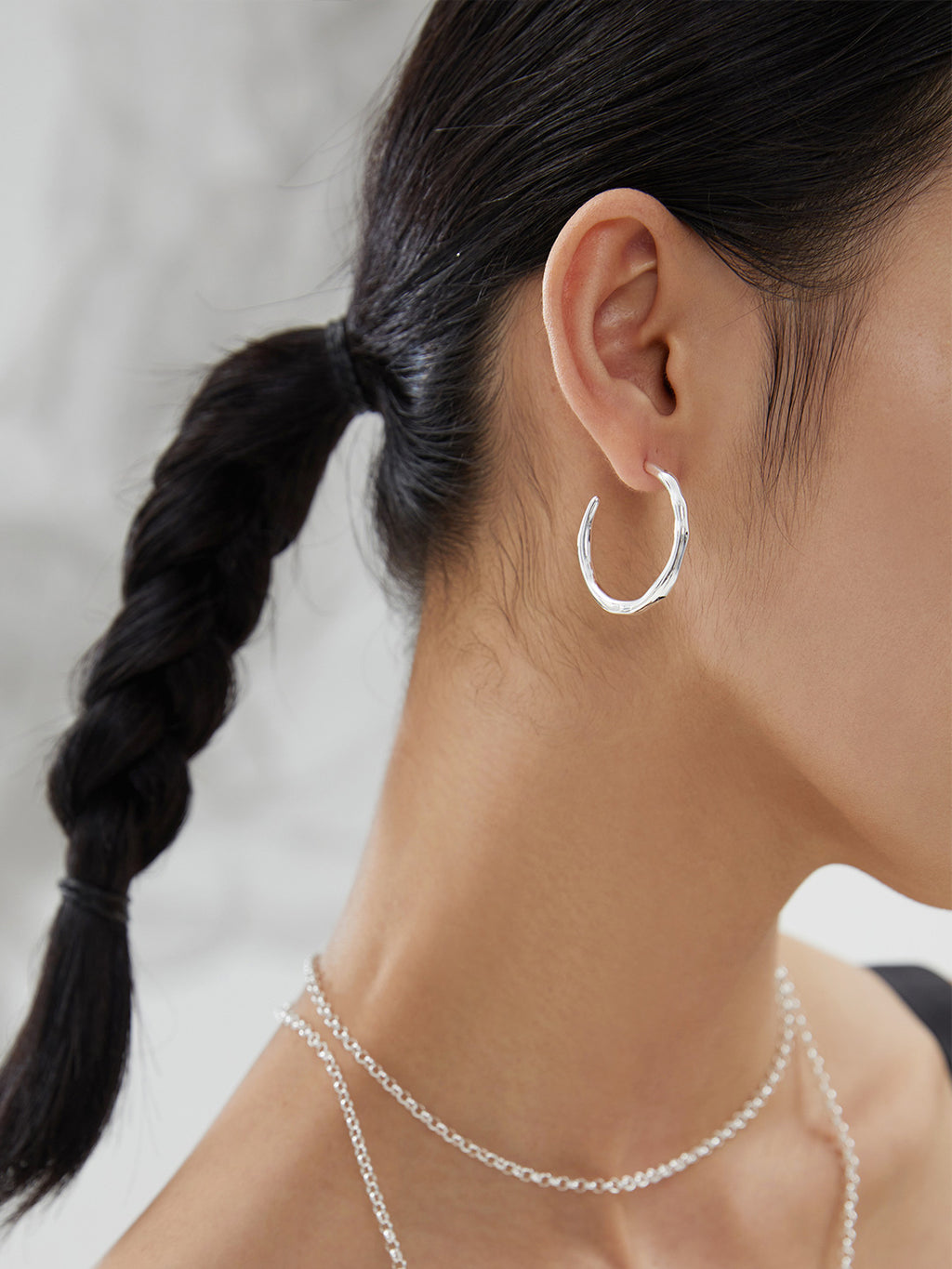 Flow Hoop Earrings