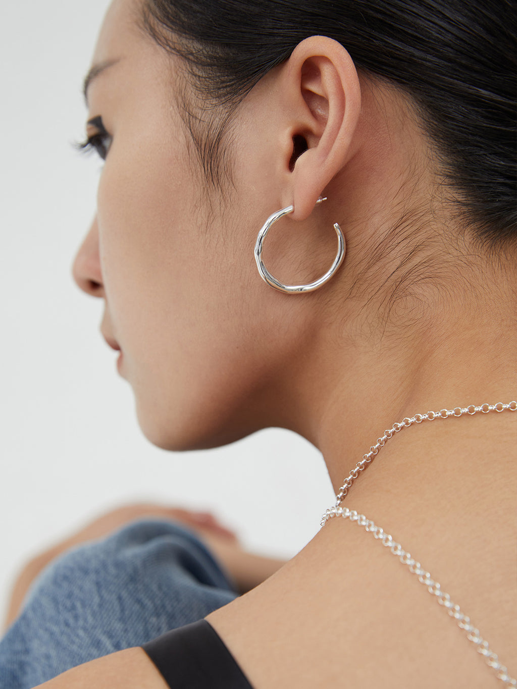 Flow Hoop Earrings