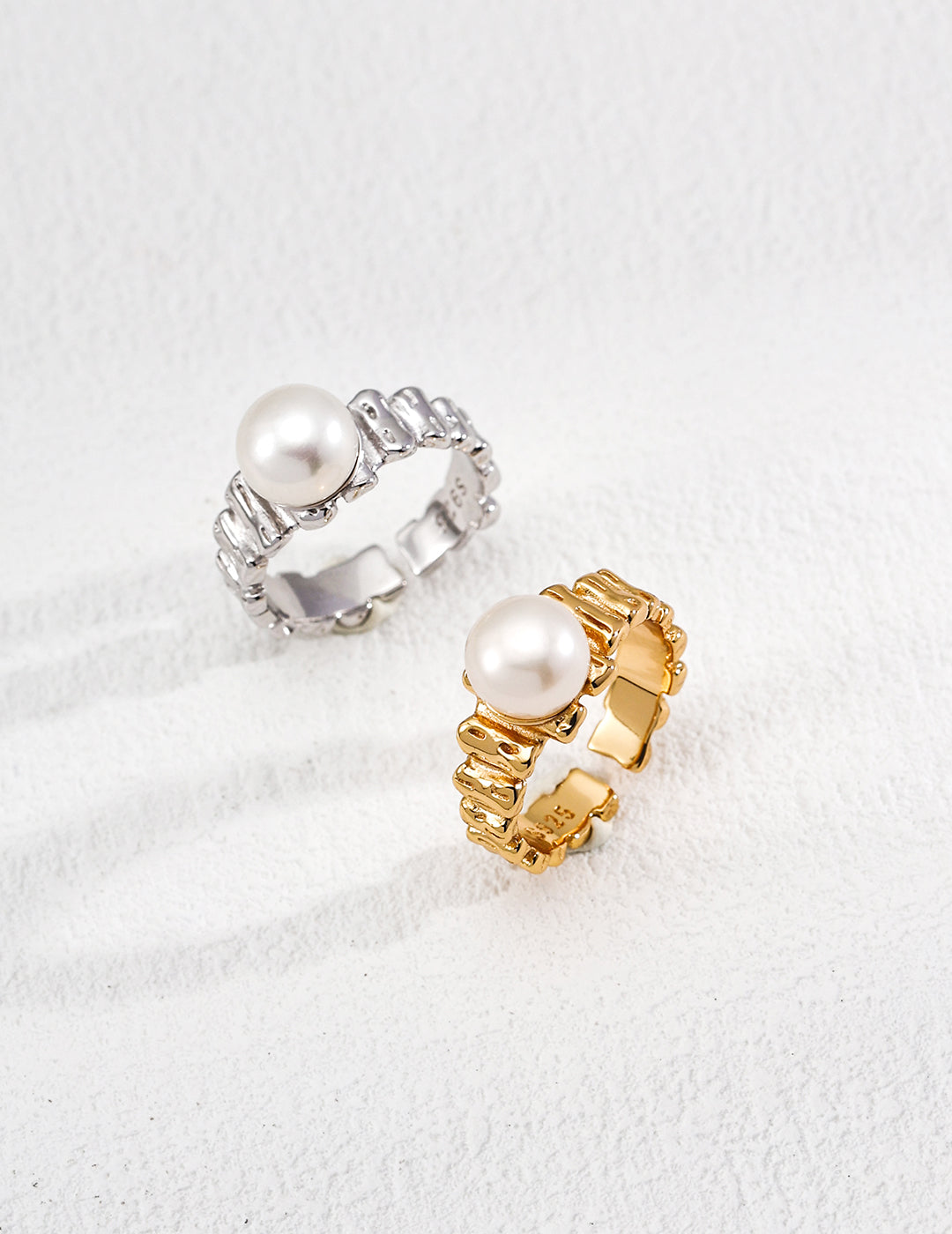 Crowned Pearl Ring