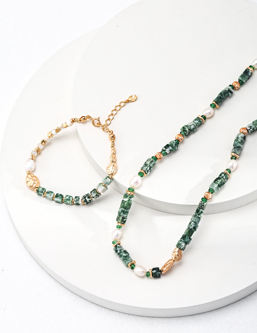 Jasper Bloom Necklace 38cm / 15"