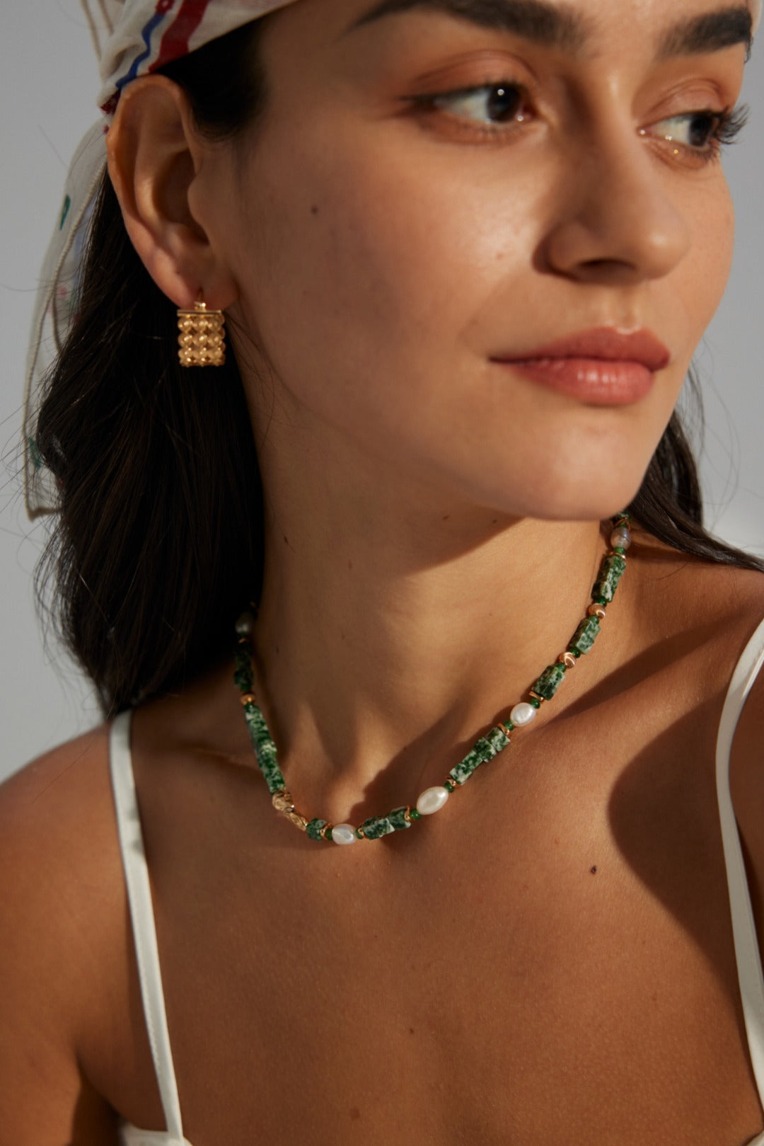 Jasper Bloom Necklace 38cm / 15"
