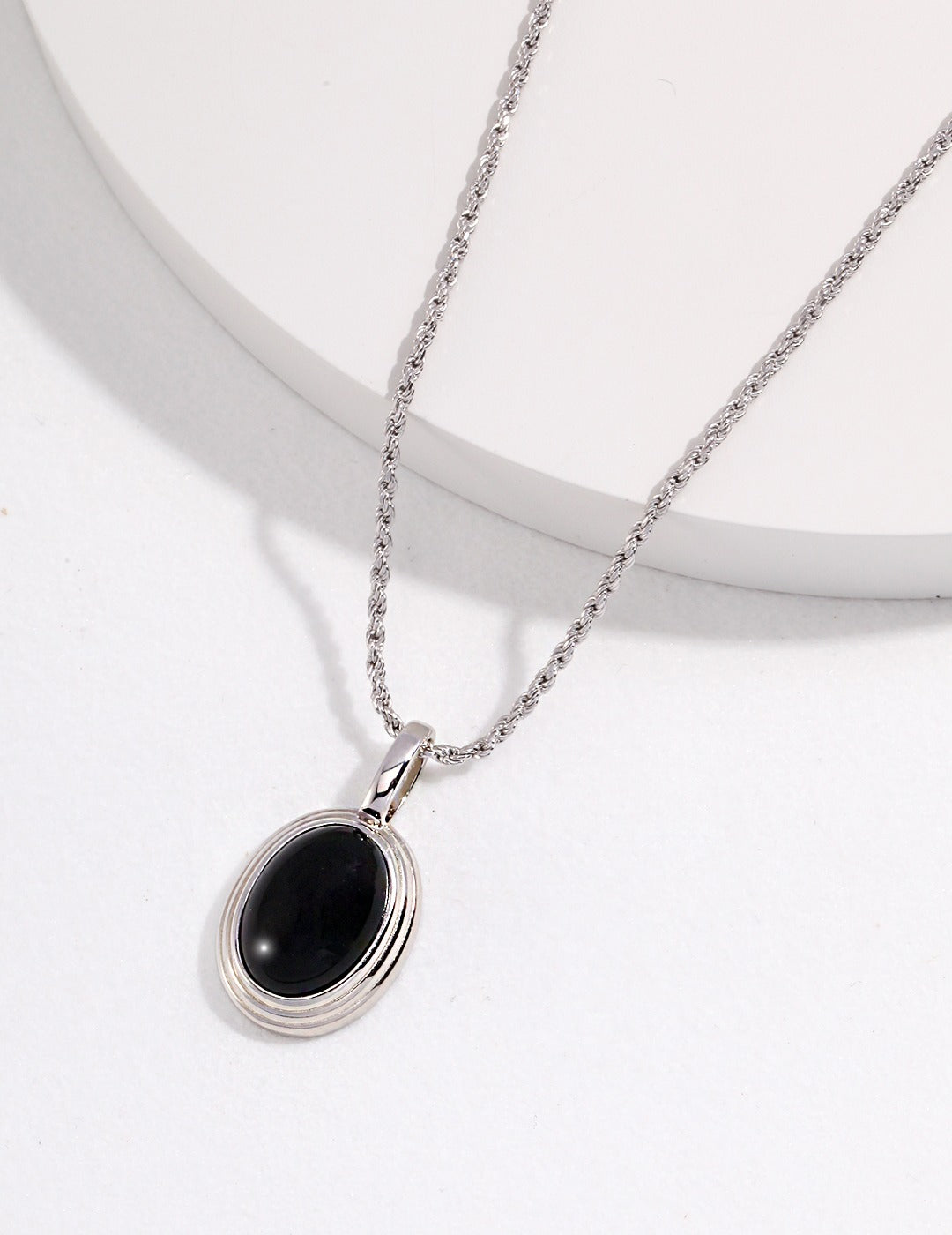 Black Onyx / Mother of Pearl Pendant