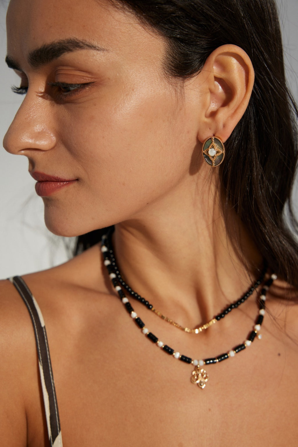 Celeste Mother of Pearl Earrings