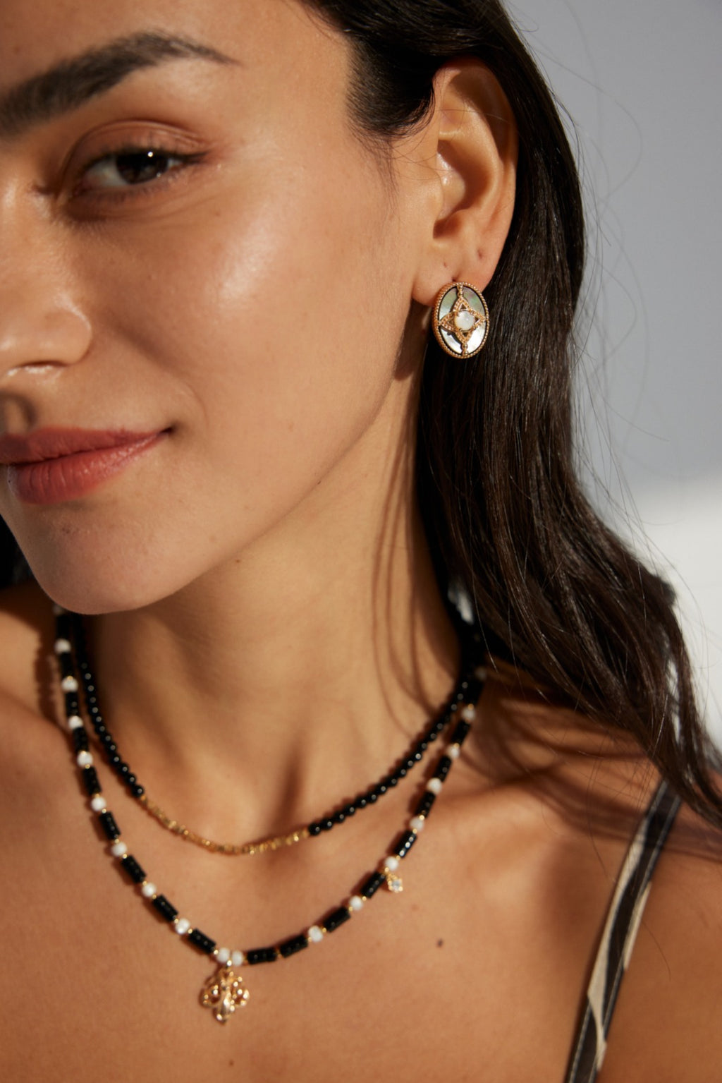 Celeste Mother of Pearl Earrings
