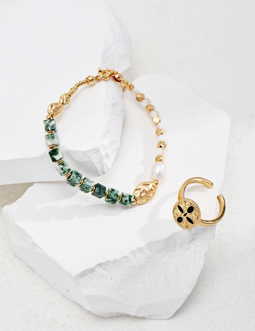 Jasper Bloom Bracelet (15cm / 6")