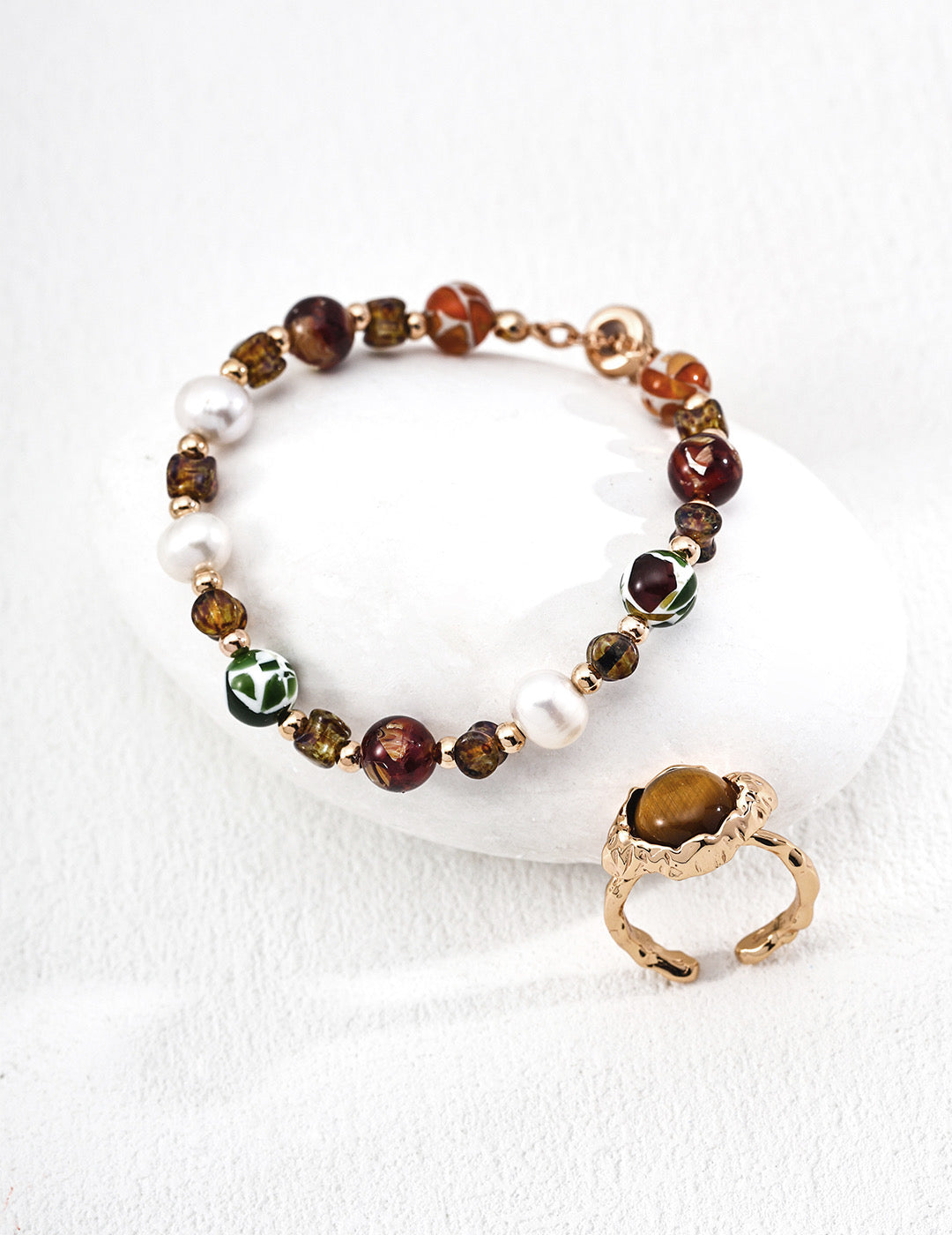 Rust & Radiance Bracelet (16cm / 6.3")
