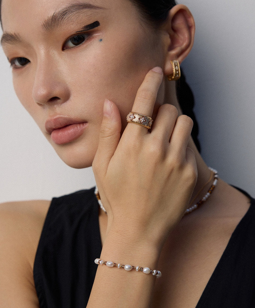 Sunlit Ripples Bracelets (16cm / 6.3")