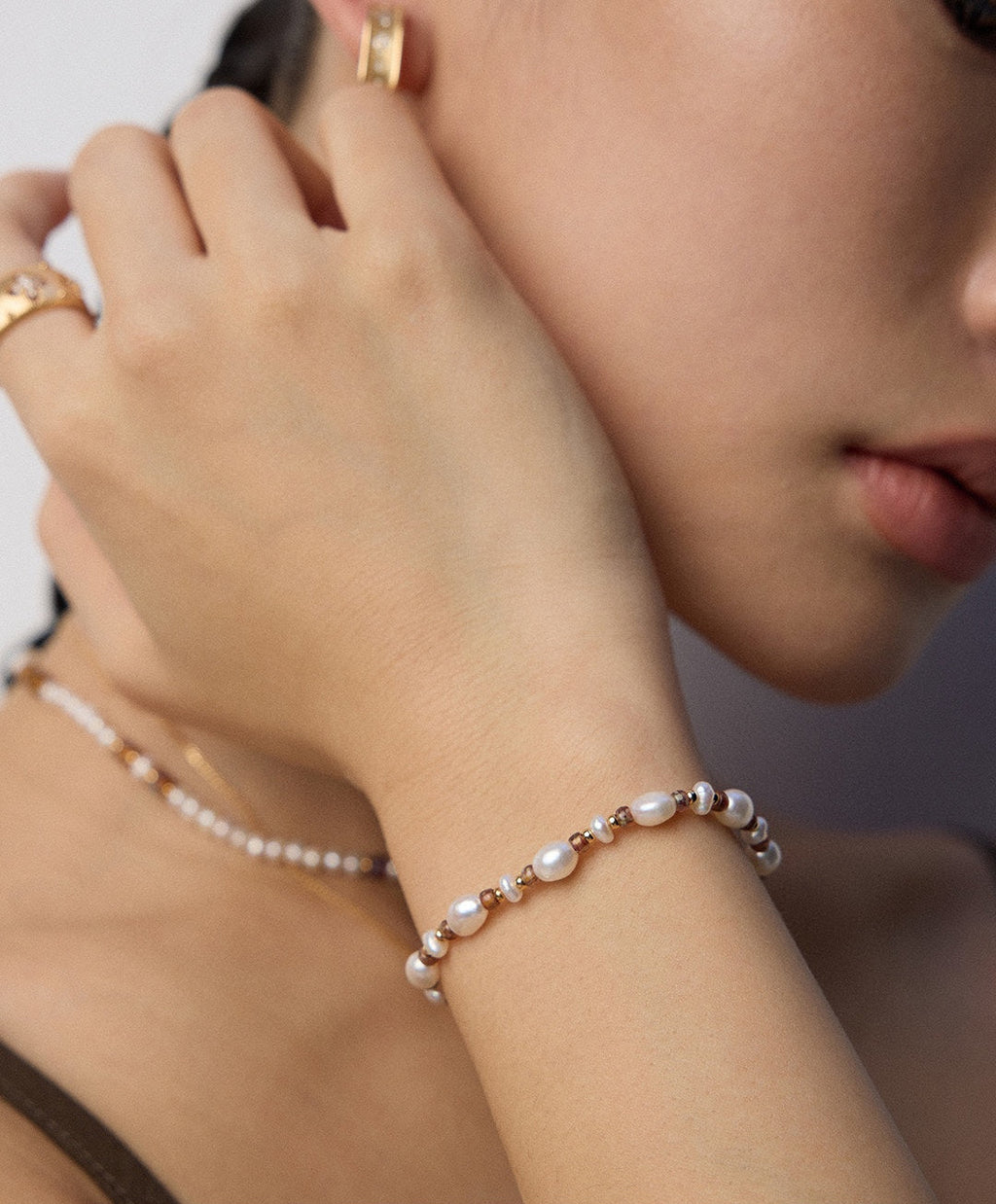 Sunlit Ripples Bracelets (16cm / 6.3")
