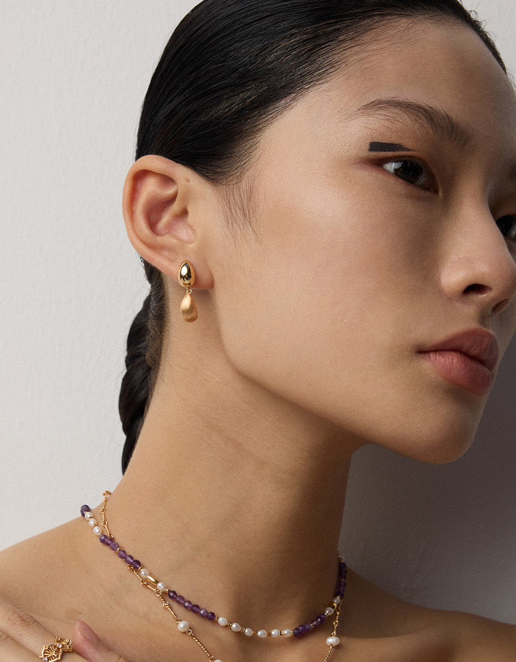 Golden Sanddrop Earrings