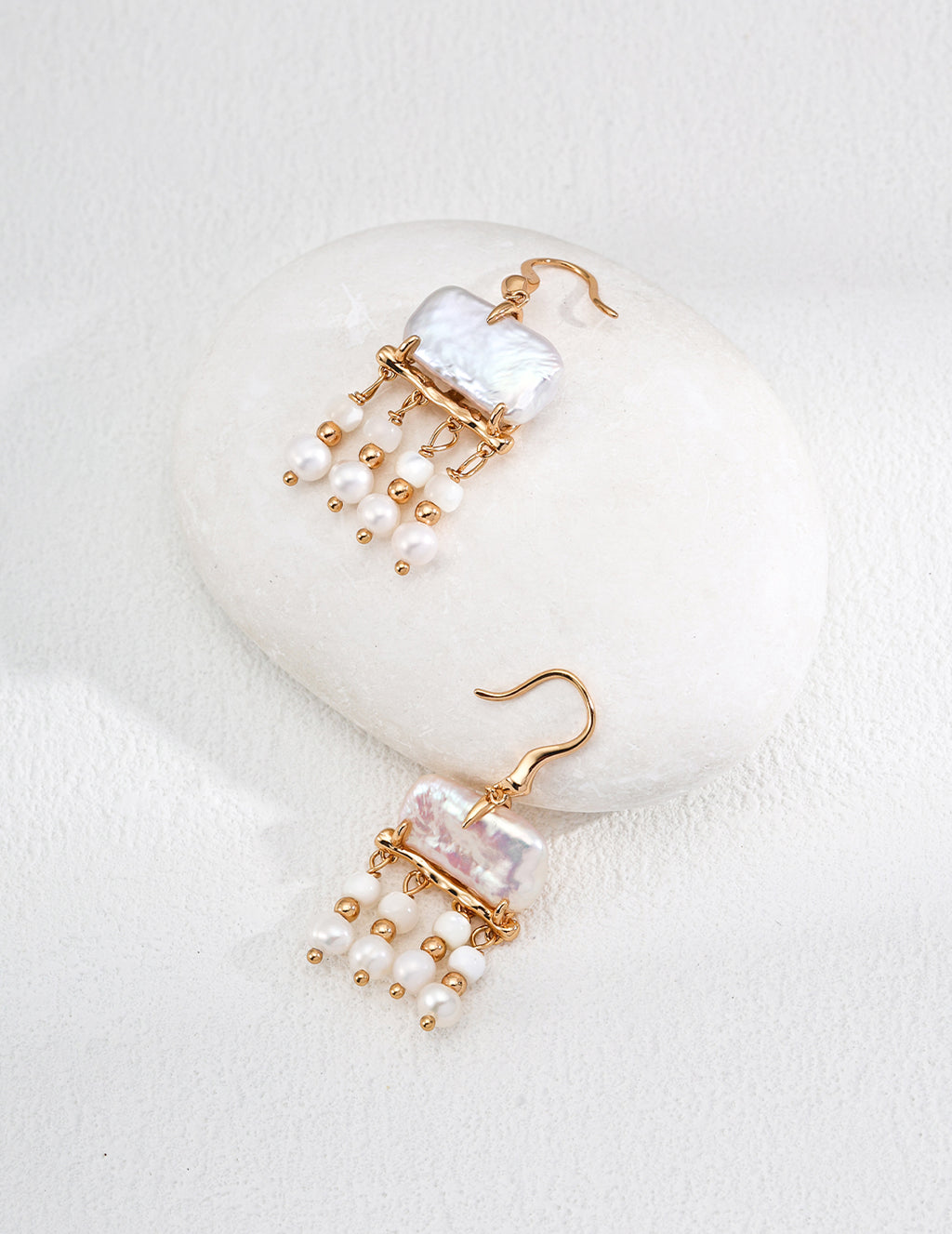 Moonlit Fringe Earrings