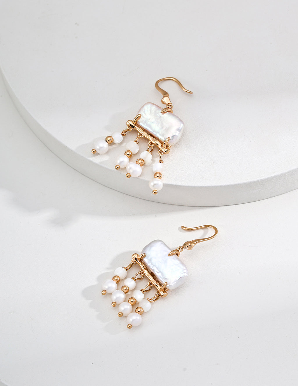 Moonlit Fringe Earrings