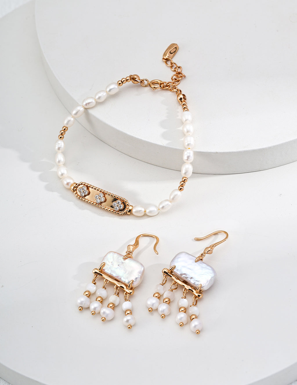 Moonlit Fringe Earrings