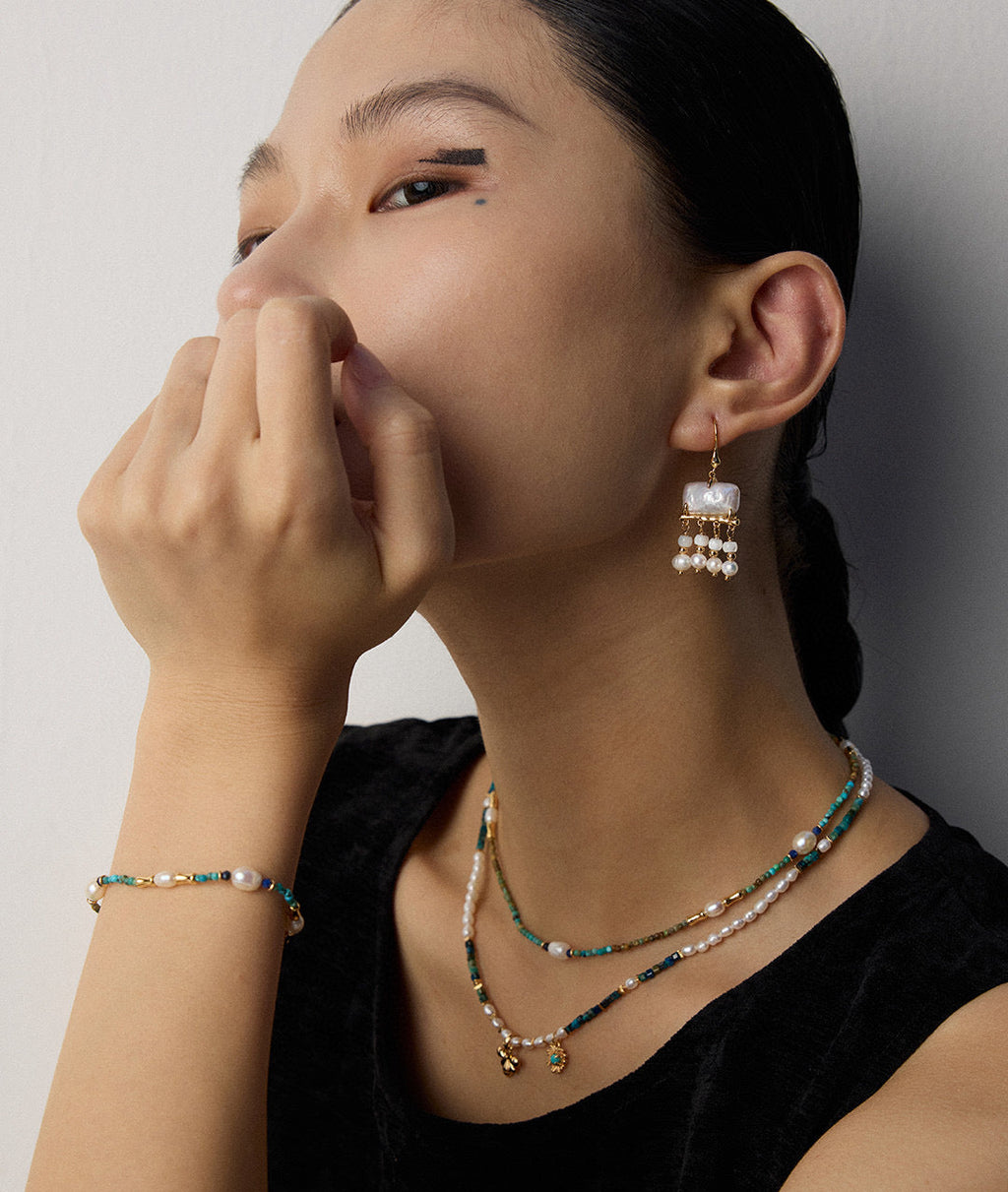 Moonlit Fringe Earrings