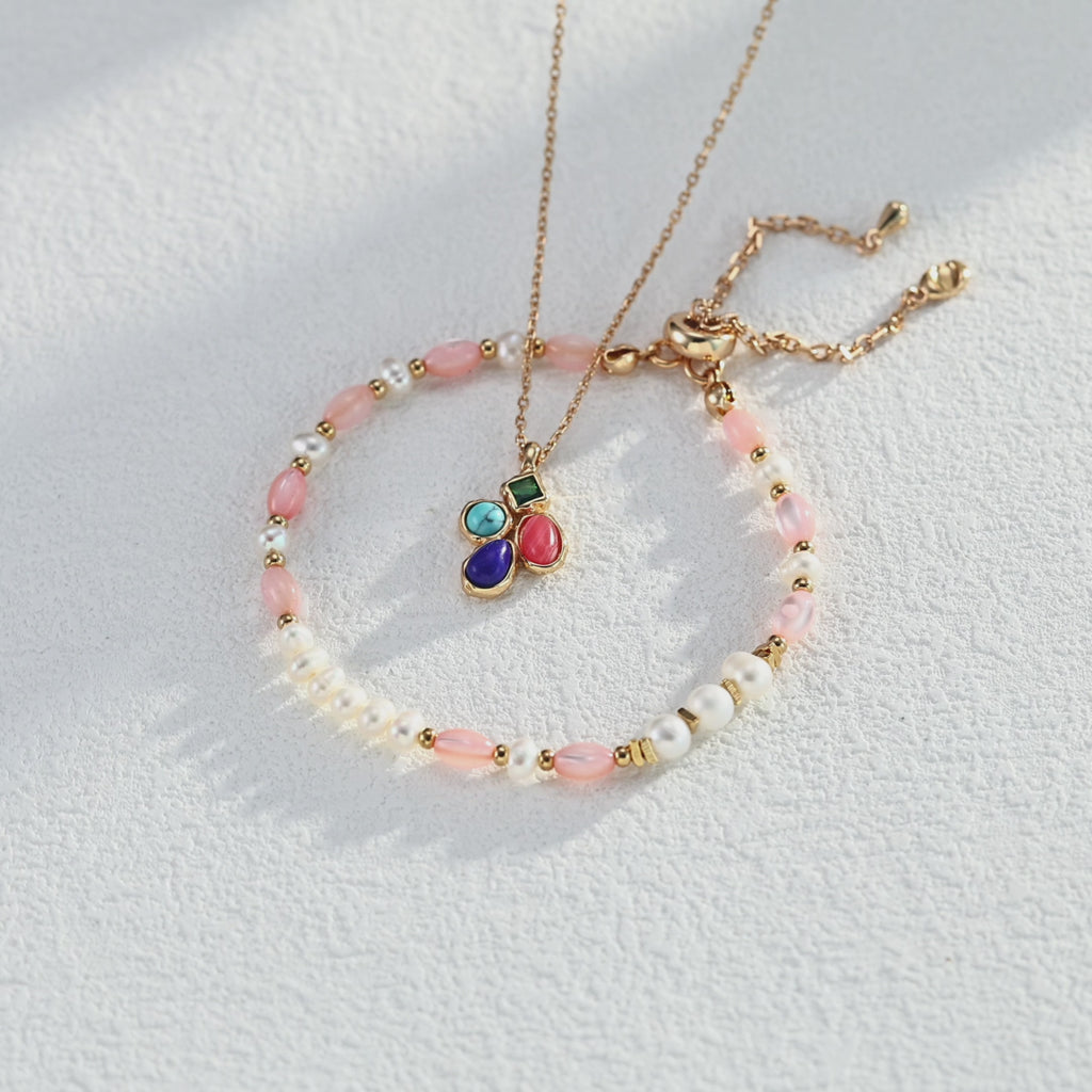 Blush & Calm Bracelet (16cm / 6.3")